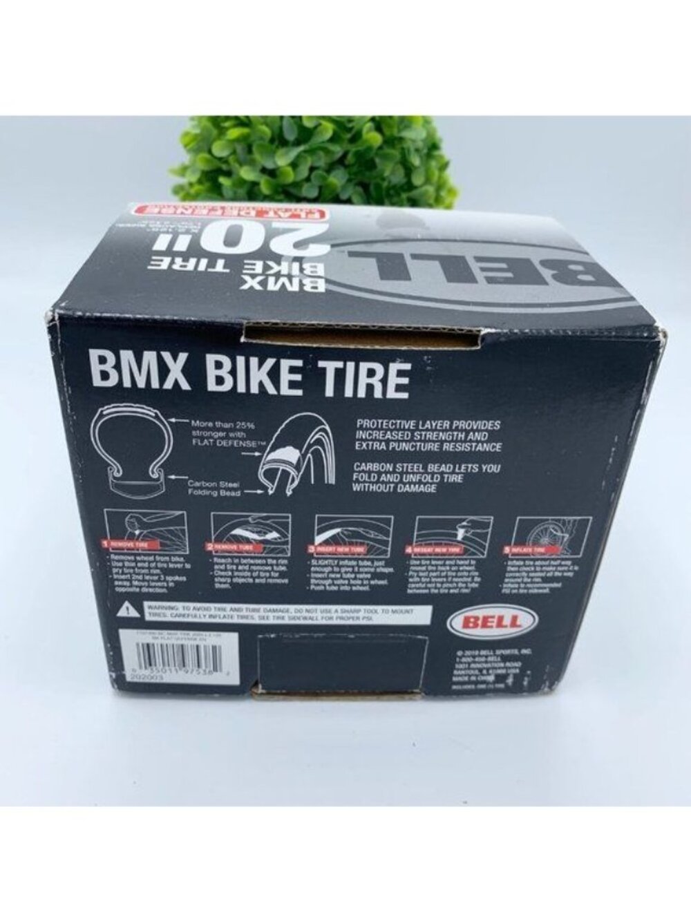 NEW IN BOX BELL 20" BMX BIKE TIRE FLAT DEFENSE ANTI-PUNCTURE PROTECTION!!!!!!!!! - Picture 3 of 4